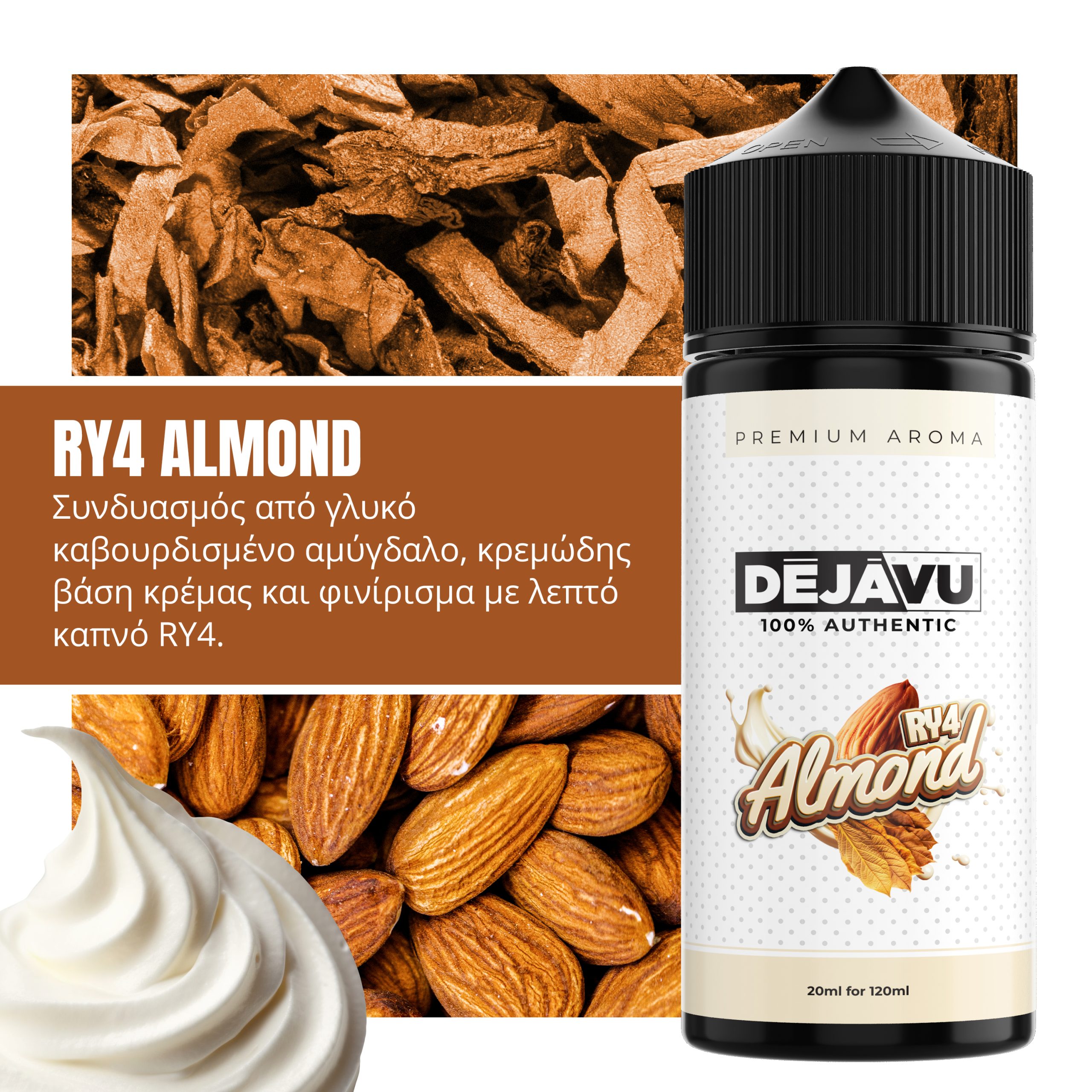 DÉJÀVU RY4 ALMOND 20ml (120ml)