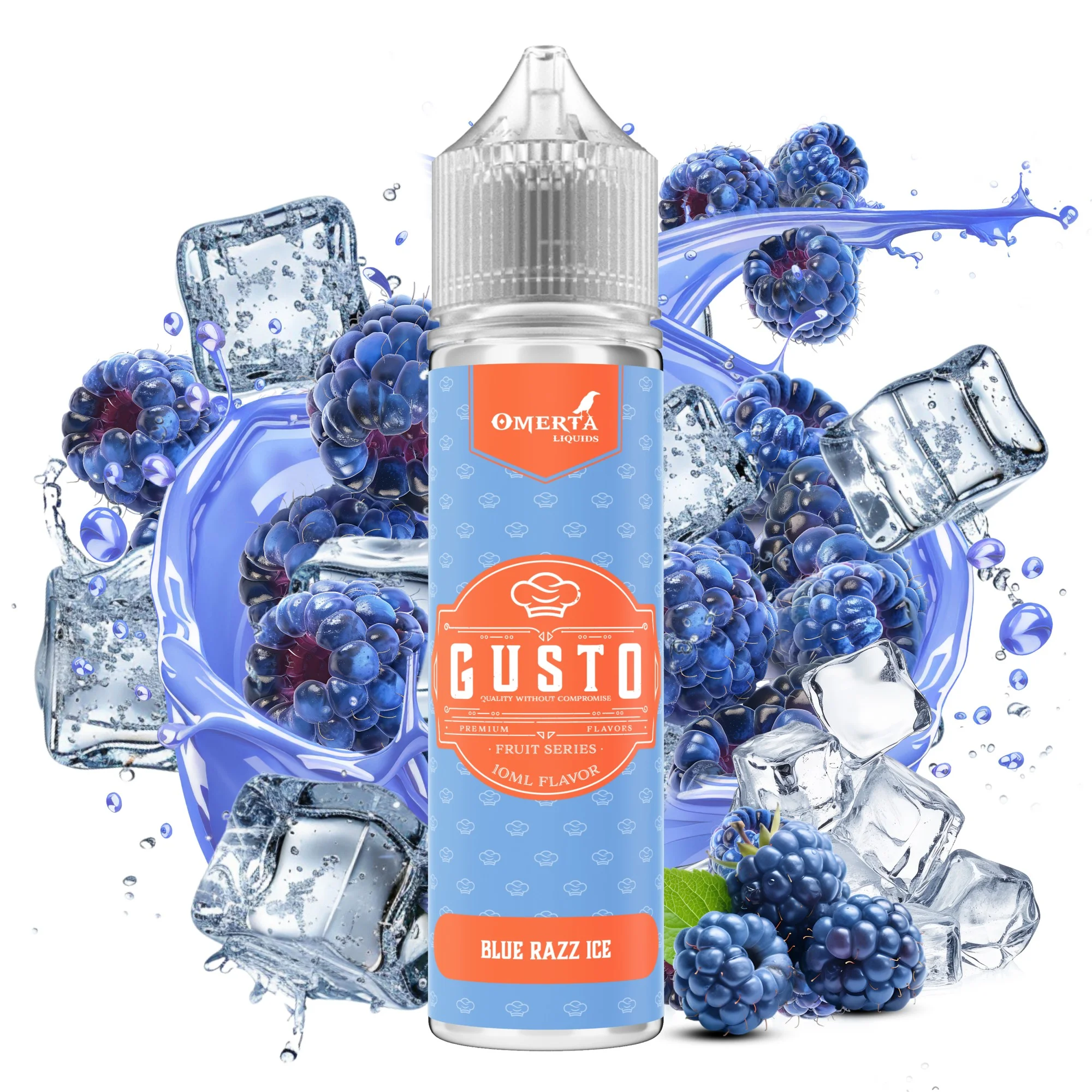 GUSTO BLUE RAZZ ICE 60