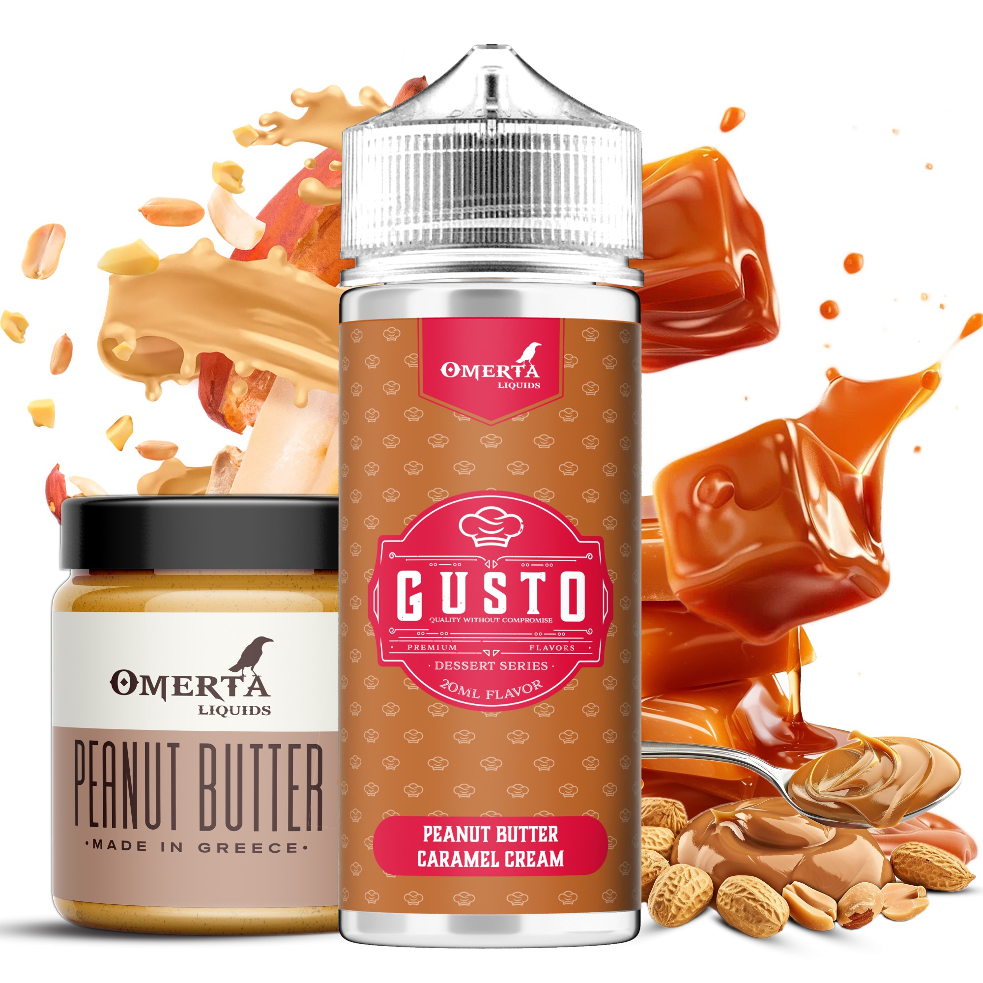 GUSTO PEANUT BUTTER CARAMEL CREAM 120