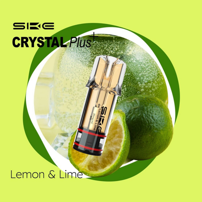 0018060_ske-crystal-plus-pod-lemon-lime-20mg-2ml_1000 SKE Crystal Plus Pod Lemon Lime 20mg 2ml