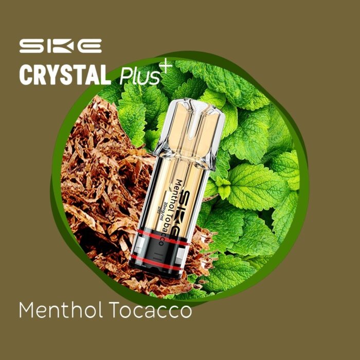 0019177_ske-crystal-plus-pod-menthol-tobacco-20mg-2ml_1000 SKE Crystal Plus Pod Menthol Tobacco 20mg 2ml
