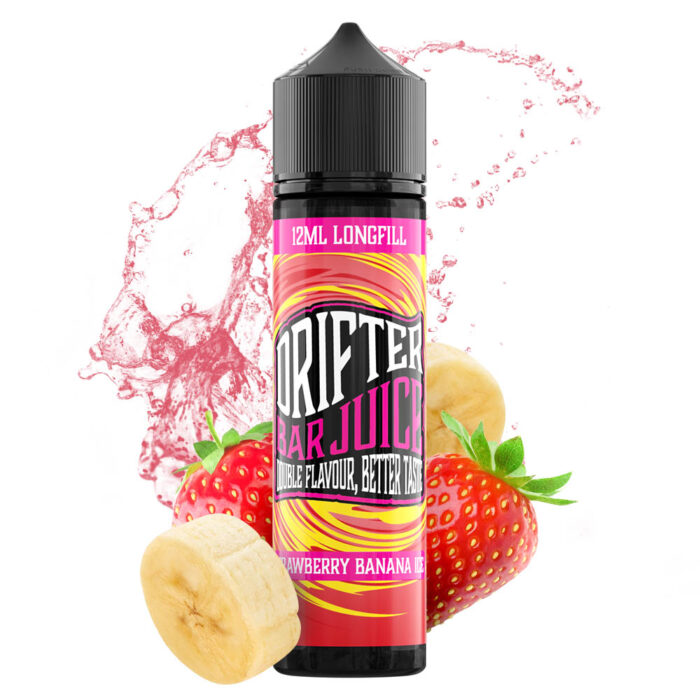 Drifter-Bar-Juice-Strawberry-Banana-Ice-12ml-0mg Drifter Bar Juice Strawberry Banana Ice 12ml/60ml Flavorshot