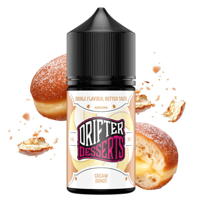Drifter-Desserts-Cream-Donut-6ml-0mg-1 Drifter Desserts Cream Donut 6ml/30ml Flavorshot