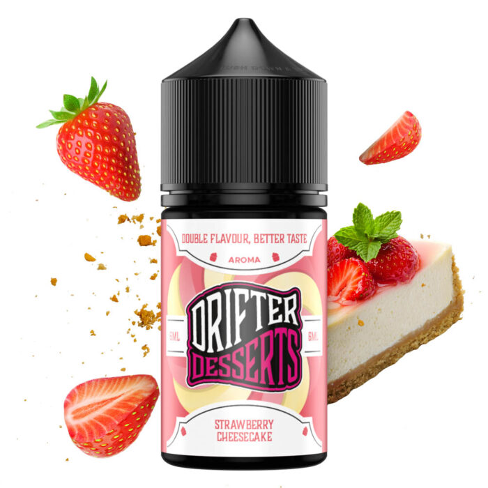 Drifter-Desserts-Strawberry-Cheesecake-6ml-0mg-1 Drifter Desserts Strawberry Cheesecake 6ml/30ml Flavorshot