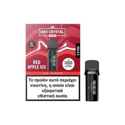 0020326_ske-crystal-plus-pod-red-apple-ice-20mg-2ml-3-pods_1000 SKE Crystal Plus Pod Red Apple Ice 20mg 2ml (3 Pods)