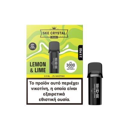 0020331_ske-crystal-plus-pod-lemon-lime-20mg-2ml-3-pods_1000 SKE Crystal Plus Pod Lemon Lime 20mg 2ml (3 Pods)