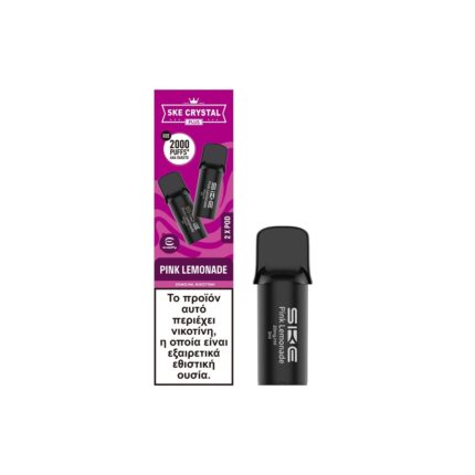 0020600_ske-crystal-plus-pod-pink-lemonade-20mg-2ml-2-pods_1000 SKE Crystal Plus Pod Pink Lemonade 20mg 2ml (2 Pods)
