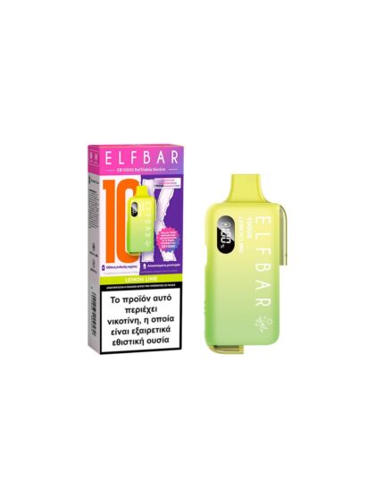 Elfbar EB10000 Refillable Device Lemon Lime 2ml 20mg