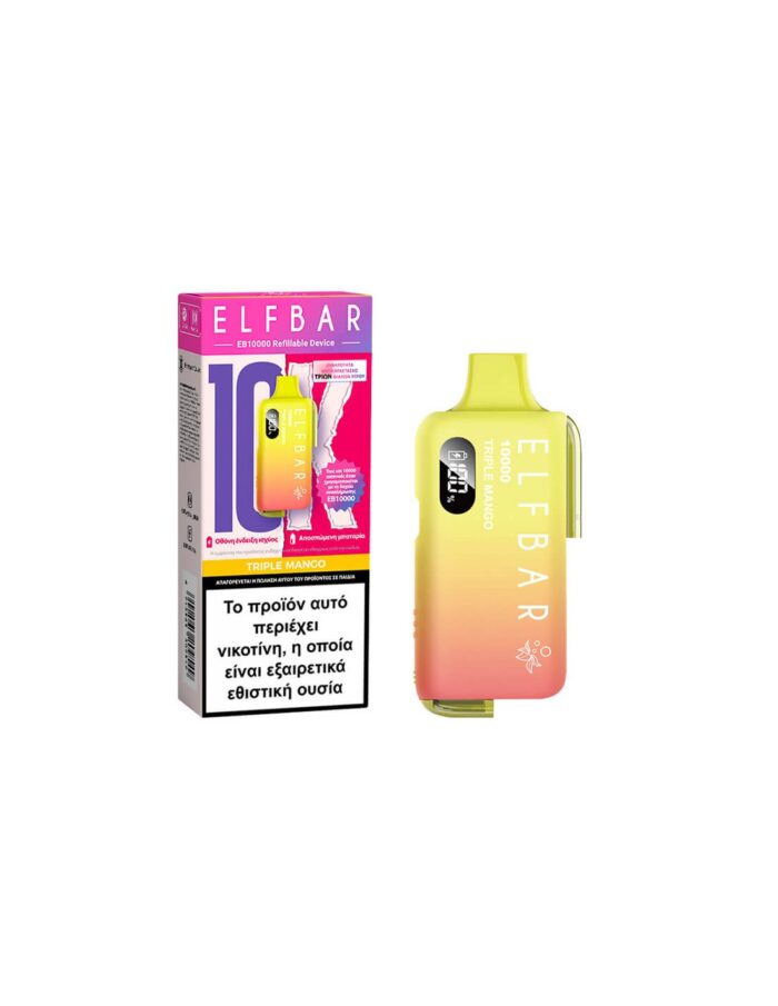 elfbar-eb10000-refillable-device-triple-mango-2ml-20mg Elfbar EB10000 Refillable Device Triple Mango 2ml 20mg