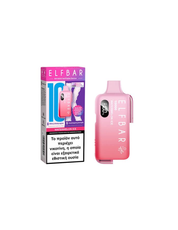 elfbar-eb10000-refillable-device-watermelon-ice-2ml-20mg Elfbar EB10000 Refillable Device Watermelon Ice 2ml 20mg